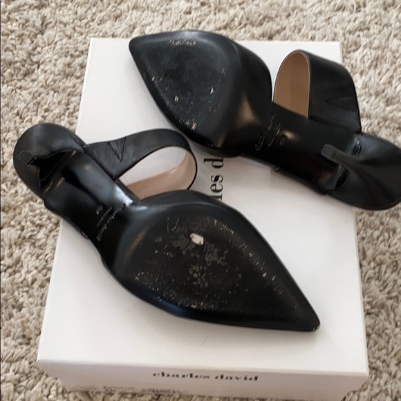 Charles David black soft leather mule. Size 8 - Picture 4 of 4